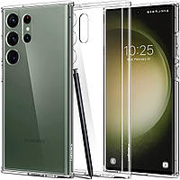 Чохол Spigen для Samsung Galaxy S23 Ultra - Ultra Hybrid, Crystal Clear (ACS05617)