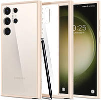 Чохол Spigen для Samsung Galaxy S23 Ultra - Ultra Hybrid, Sand Beige (ACS06078)