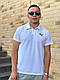 Біла Чоловіча футболка пума Puma з комірцем, фото 3