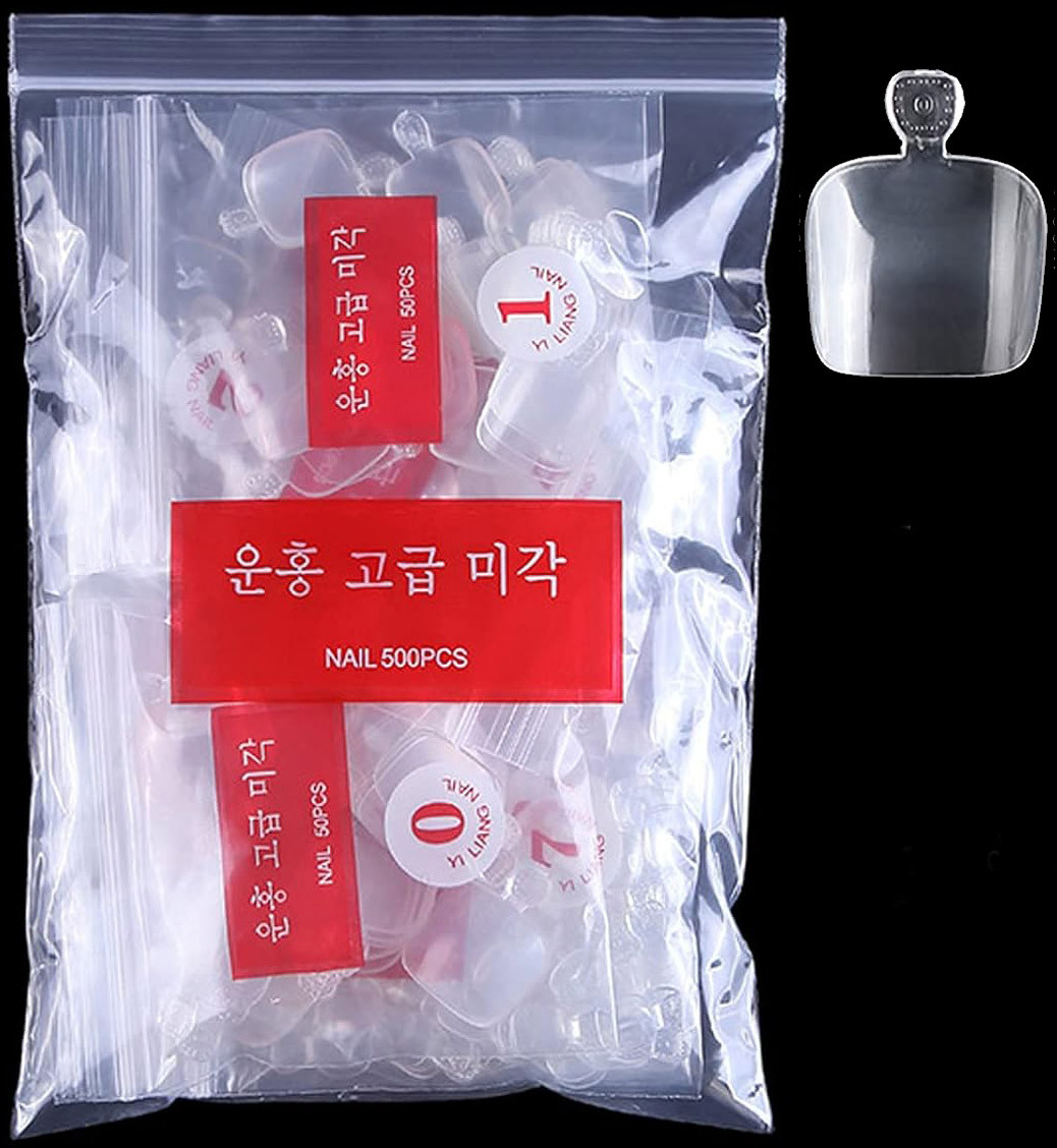 Типси для педикюру Lpnails, прозорі. AVADONA