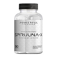 Натуральная добавка Powerful Progress Spirulina-X, 90 капсул