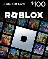 Цифровая подарочная карта Gift Card Roblox 100$ USD / Роблокс 100 долларов (Код)