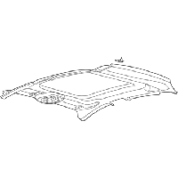 Обшивка потолка Lincoln MKZ 10-12 оригинал б/у FP5Z-5451916-CA