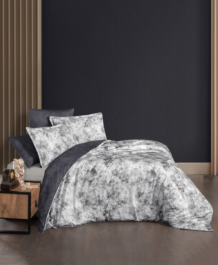 Турецька Постільна Білизна La Roman Premium Satin 300TC Sirene 200х220см, фото 1