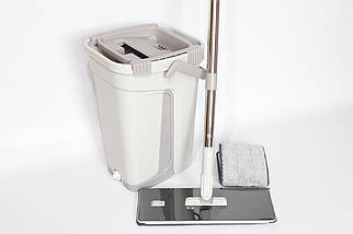 Швабра з віджимом та відром "R1 Глянець" й додатковою насадкою, фото 2