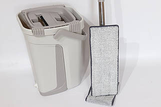 Швабра з віджимом та відром "R1 Глянець" й додатковою насадкою, фото 3