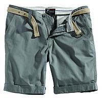 Surplus Шорты Surplus Chino Shorts Gray. Мужские классические винтажные шорты Surplus, серые, 100% хлопок