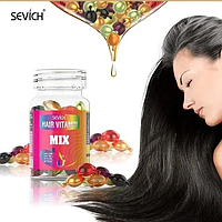 Витаминные капсулы для волос микс Sevich Hair Vitamin Mix 30 шт, капсулы для восстановления волос KZL