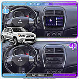 Go Штатна магнітола в авто для Mitsubishi ASX 1 2010-2013 екран 10" 4/64 Gb CarPlay 4G Wi-Fi GPS Prime, фото 2