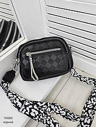 Стильний жіночий клатч чорного кольоору