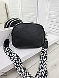 Стильний жіночий клатч чорного кольоору, фото 5