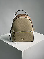 Рюкзак женский из кожи Coach Jordyn Backpack in Signature Canvas