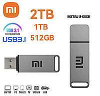 Флешки USB Xiaomi 2 TB USB 3.1 + подарунок два перехідники Type-C та мікро USB