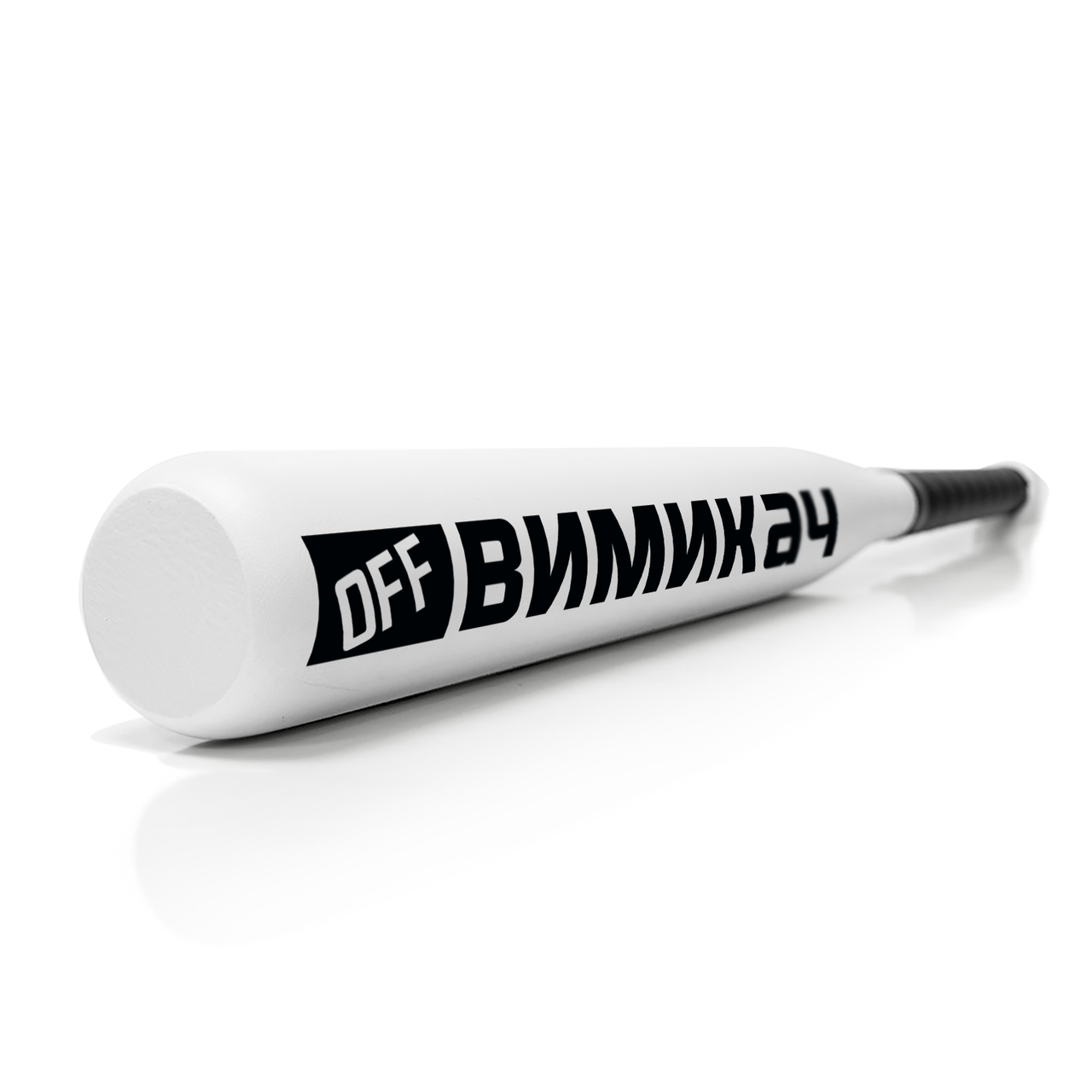 Біта бейсбольна з дерева з принтом «OFF» | 75 см | 800 г, фото 1