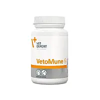 Пищевая добавка для поддержания иммунитета у собак и кошек Vet Expert VetoMune 60 капсул