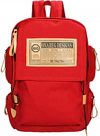 Рюкзак MADORU міський, для подорожей, для ноутбука, великий червоний AVADONA