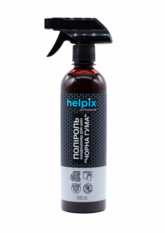 Поліроль для шин Helpix Чорна Гума 500 мл