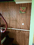 Самоклеюча декоративна 3D панель бамбук дерево 700x700x8.5мм (072) SW-00000097, фото 3