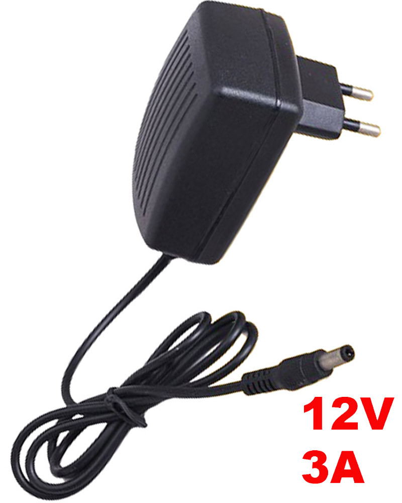 Блок живлення 12 V, 3 A, 36 W для масажних подушок та іншої техніки 12 В