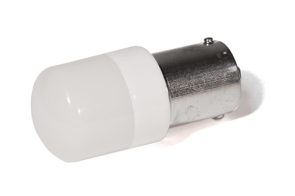 Світлодіодна лампа StarLight T25 6 діодів SMD 3030 12-24 V 5 W WHITE матова лінза з керамічним ободом
