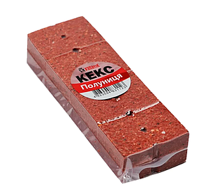 Прикормка Fanatik Keks пресована пиляна Полуниця 4 шт в упаковці