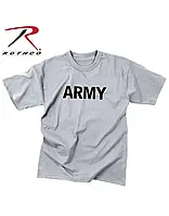 Футболка тактическая Армии США серая Rothco "ARMY" Grey