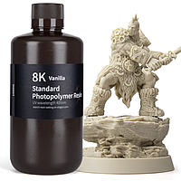 Фотополімерна смола для LCD 3д принтерів ELEGOO 8K Standard Resin Vanilla 1KG (ванільний)