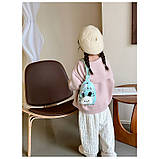 Дитяча сумка Lesko TD-34 Kuromi Turquoise з аніме через плече на одне відділення з ремінцем (12213-67783), фото 7