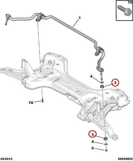 Втулка стойки стабілізатора Fiat Ducato 230, Peugeot Boxer, Citroen Jumper (1994-2002), 1300720080, 509316
