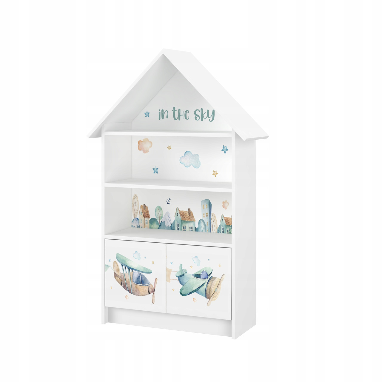 Дитяча книжкова шафа для іграшок, книг, ляльок BABY BOO, фото 1