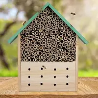 Будинок Готель для комах Relaxdays, бджіл, садовий декор, 30x27x9 см