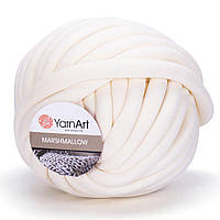 Товста пряжа натуральна Marshmallow YarnArt (№903) трикотажна пряжа ЯрнАрт Маршмеллоу 750гр.30м