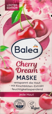 Маска для обличчя з екстрактом Вишні Balea Cherry Dream Maske 16 мл