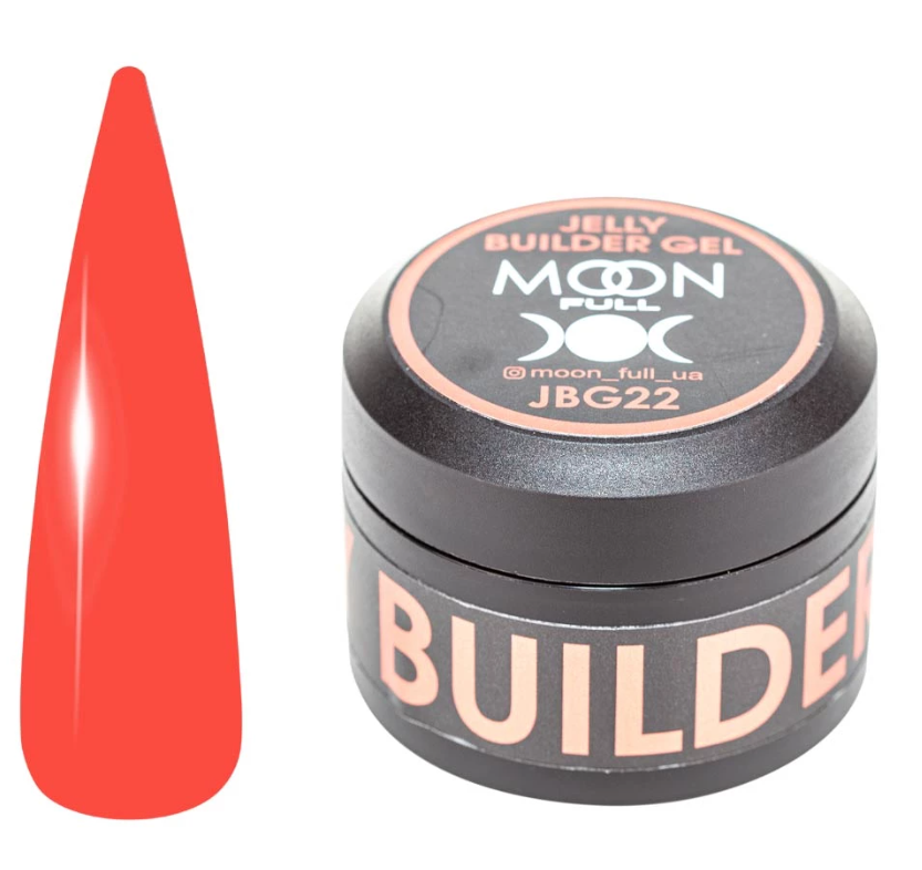 Гель-желе для нарощування нігтів Moon Full Jelly Builder Gel №JBG22, 30 мл