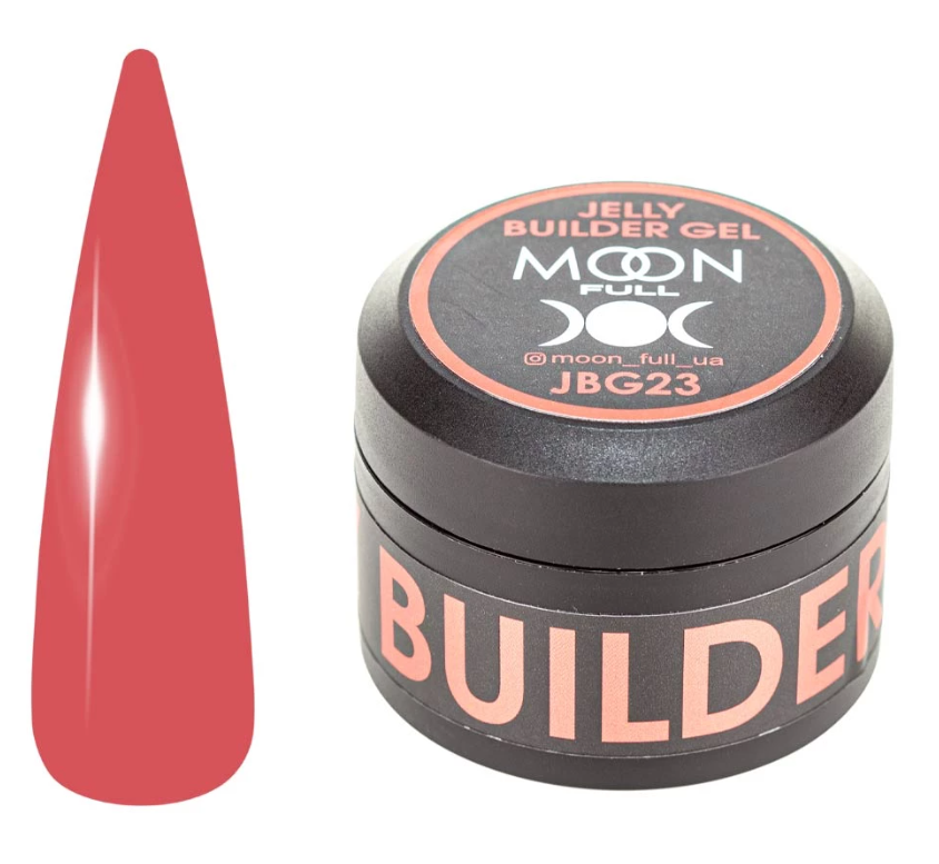 Гель-желе для нарощування нігтів Moon Full Jelly Builder Gel №JBG23, 30 мл