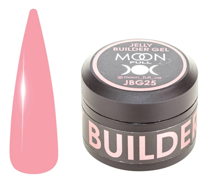 Гель-желе для нарощування нігтів Moon Full Jelly Builder Gel №JBG25, 30 мл