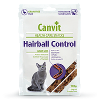 Полувлажные лакомства Canvit Hairball Control для выведения комков шерсти для кошек 100 г (can514083)