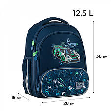 Рюкзак GoPack Education каркасний GO24-597M-7 Racing Car, фото 4