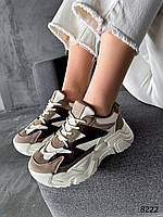 Молодежные женские кроссовки на толстой подошве, весенние подростковые стильные 38