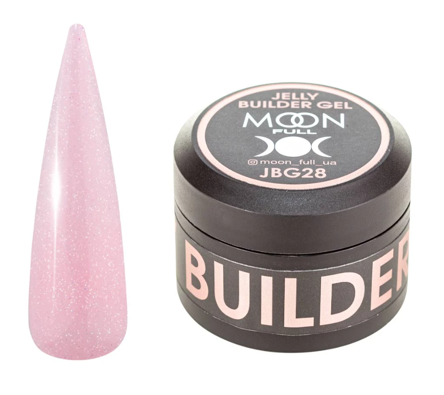 Гель-желе для нарощування нігтів Moon Full Jelly Builder Gel №JBG28, 30 мл