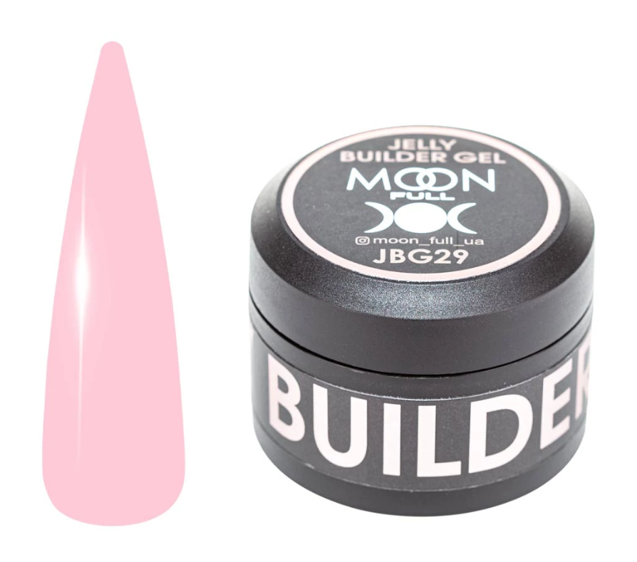 Гель-желе для нарощування нігтів Moon Full Jelly Builder Gel №JBG29, 30 мл