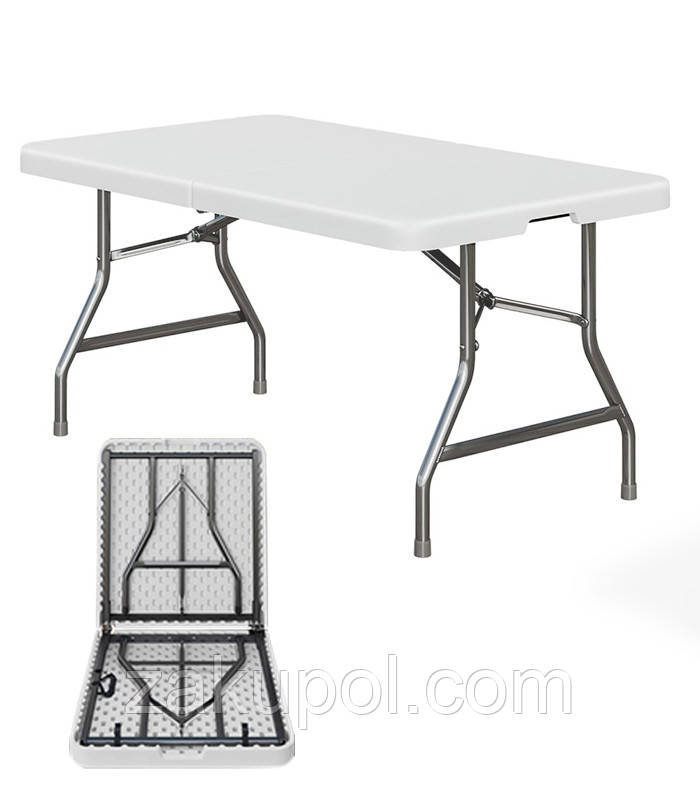 Садовий стіл розкладний Gordon 180 см | 180х74х74 см Білий