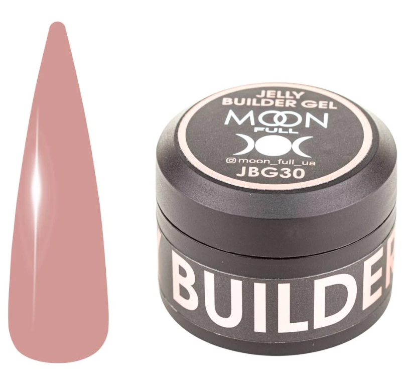 Гель-желе для нарощування нігтів Moon Full Jelly Builder Gel №JBG30, 30 мл