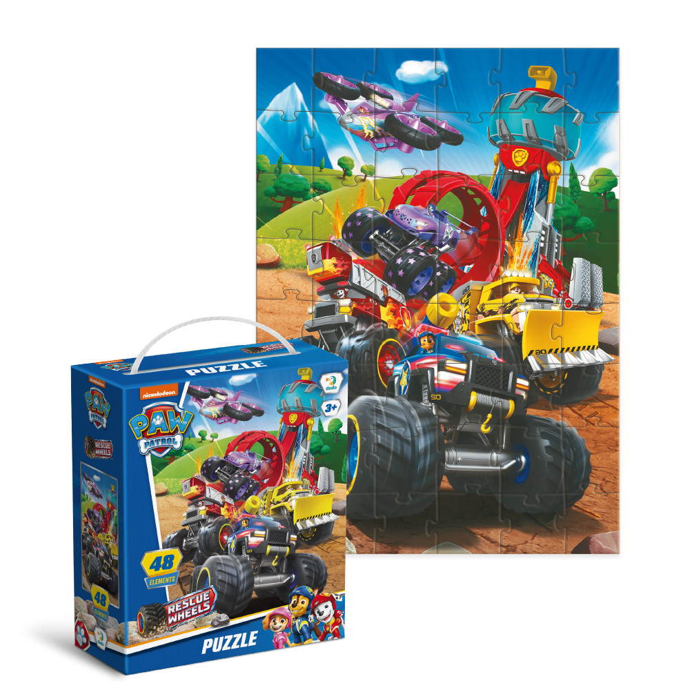 Дитячий пазл Paw Patrol Rescue Wheels Щенячий патруль (48 ел) Dodo 200524
