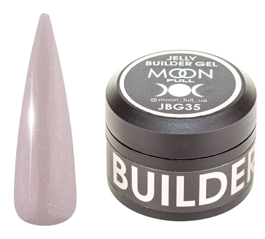 Гель-желе для нарощування нігтів Moon Full Jelly Builder Gel №JBG35, 30 мл