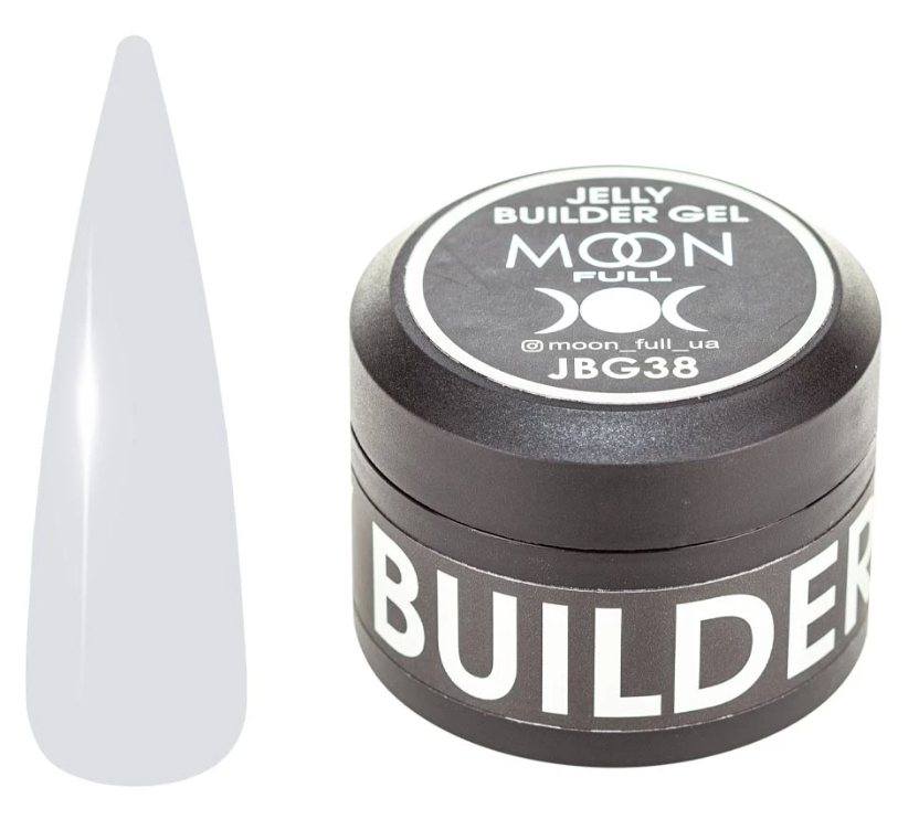 Гель-желе для нарощування нігтів Moon Full Jelly Builder Gel №JBG38, 30 мл
