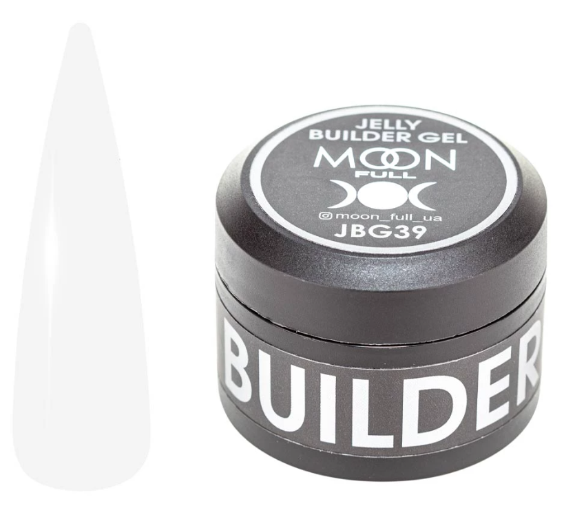 Гель-желе для нарощування нігтів Moon Full Jelly Builder Gel №JBG39, 30 мл