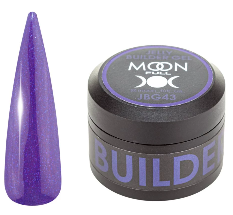 Гель-желе для нарощування нігтів Moon Full Jelly Builder Gel №JBG43, 30 мл