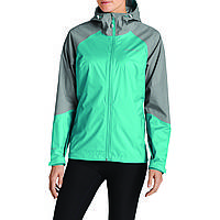 Куртка Eddie Bauer Womens Cloud Cap Flex Rain Jacket AQUAMARINE XXL Зелений (792-792-0123AQ-XXL)