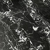 Самоклеюча плівка чорний мармур з білим 0,45х10мх0,07мм SW-00001280, фото 2